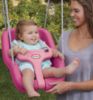 Picture of Little Tikes Snug 'n Secure Pink Swing with Adjustable Straps, 2-in-1 for Baby and Toddlers Ages 9 Months - 4 Years,16"D x 16.3"W x 17"H