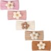 Picture of CLLOT 5 Pcs Baby Flower Headbands Baby Girls Nylon Headbands Soft Hairbands Hair Accessories for Newborn Infant Toddler Kids