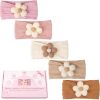Picture of CLLOT 5 Pcs Baby Flower Headbands Baby Girls Nylon Headbands Soft Hairbands Hair Accessories for Newborn Infant Toddler Kids