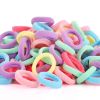 Picture of 200 Pack Hair Ties BEoffer Baby Toddlers Girls Elastics Hair Bands No Damage Multicolor Colorful Small Rubber Bands Ponytail Pigtails Holders Not Harm to Hair (Macaron)