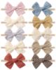 Picture of doboi 10PCS Baby Girls Headbands Hair Bows Nylon Linen Hairbands Handmade Hair Accessories for Newborn Infant Toddlers Little Girl and Kids
