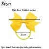 Picture of CLLOT Baby Hair Ties with Bows,50pcs 2inch Baby Hair Bows Durable Rubber Bands Ponytail Holders Toddler Essential Hair Accessories for Infants Baby Girls in Pairs