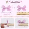 Picture of CLLOT 40 Pieces Girls Hair Bows Linen Fabric Bows Alligator Clips Hair Accessories for Little Girls Toddlers Kids and Teens