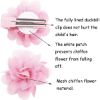 Picture of DeD 40PCS 2" Chiffon Flower Hair Bows Clips Flower Tiny Hair Clips Fine Hair for Girls Infants Toddlers Set of 20 Pairs