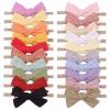 Picture of jollybows 20pcs Baby Girls Cotton Hair Bows Headbands Nylon Hair Bands Elastic Hair Accessories for Newborn Kids Infants Toddlers