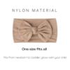 Picture of Prohouse 20PCS Baby Nylon Headbands Hairbands Hair Bow Elastics for Baby Girls Newborn Infant Toddlers Kids(Clay)