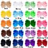 Picture of Oaoleer 40Pcs 4.5" Hair Bows Clips Grosgrain Ribbon, Alligator Clips, Barrettes Hair Accessories for Baby Girls Infants Toddlers Kids Teens Children (4.5 Inch, 20 Colors in Pairs)