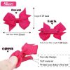 Picture of ALinmo Hair Clips for Girls - 80PCS Fully Lined Tiny Alligator Bows in Pairs for Infants and Toddlers
