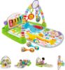 Picture of Fisher-Price Baby Playmat Deluxe Kick & Play Piano Gym for Learning & 2 Maracas Soft Rattles for Newborn to Toddler Play Ages 0+ Months