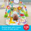 Picture of Fisher-Price Baby Playmat Deluxe Kick & Play Piano Gym for Learning & 2 Maracas Soft Rattles for Newborn to Toddler Play Ages 0+ Months