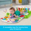 Picture of Fisher-Price Baby Playmat Deluxe Kick & Play Piano Gym for Learning & 2 Maracas Soft Rattles for Newborn to Toddler Play Ages 0+ Months