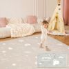 Picture of Joypony Baby Play Mat 79x 71 Inch, Extra Large Foldable Play Mats for Babies and Toddlers, Waterproof & Anti-Slip Portable Baby Floor Mat for Tummy Time, Non Toxic Foam Play Mat for Floor Travel Bag
