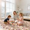 Picture of Baby Play Mat - 71" X 59",Premium Thicker Foam Machine Washable, Extra Large Anti-Slip Soft Cushioning Foam Playmats for Babies and Toddlers, Foldable Baby Crawling Mat for Playpen