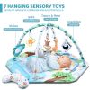 Picture of Baby Gym Play Mat, 8-in-1 Tummy Time Mat & Ball Pit with 6 Toys, Washable Baby Activity Play Mat for Visual, Hearing, Sensory, Motor Development, Baby Toys Gift for Toddler Infant 0-3-6-9-12 Months