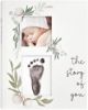 Picture of Baby Book Keepsake - Simple Baby Milestone Book for Boy or Girl - Baby Journal & Pregnancy Memory Book - Monthly Milestone Record Baby Books for Baby Shower - Modern Gender Neutral Style Gift for Moms