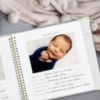 Picture of Keepsake Baby Memory Book for Boys and Girls - Timeless First 5 Year Baby Book - Neutral Journal Scrapbook or Photo Album - Record a Milestone for Every Event from Birth to Age 5