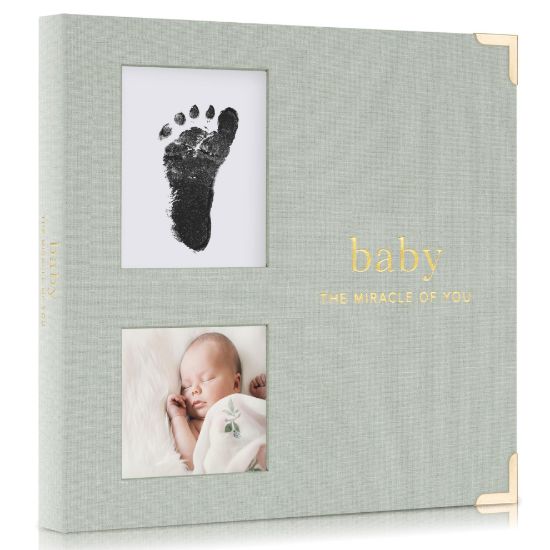 Picture of Keepsake Baby Memory Book for Boys and Girls - Timeless First 5 Year Baby Book With Photoslots - Cute Journal Scrapbook or Photo Album - Record a Milestone for Every Event from Birth to Age 5