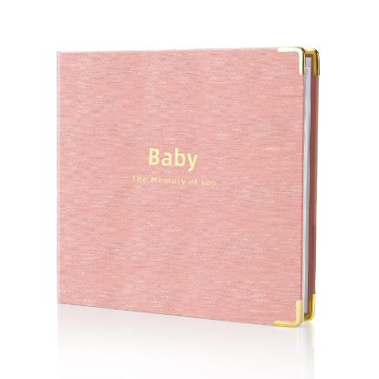 Picture of Baby book Baby Memory Book for baby boys and girls First 5 years baby book keepsake baby books (Pink)