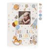 Picture of Lanpn Baby Photo Album 4x6 300 Pockets, Linen Newborn Bebe Ultrasound Photo Album with Memo Writing Area, Cover Photo Book, Picture Album for kids, Baby Girl Boy Memory Book Keepsake Colorful