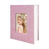 Picture of HoneyTolly Photo Album 4x6 100 Pockets for Wedding Gifts, Linen Hardcover Memory Book, Slip-in Picture Albums for for Wedding, Family, Anniversary, Baby, Vacation Pictures