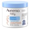 Picture of Aveeno Baby Eczema Therapy Nighttime Body Balm, Moisturizing Eczema Treatment, Ceramides, Triple Oat Complex, Soothes Dry, Itchy Skin, Hypoallergenic, Fragrance & Steroid Free, 11oz