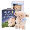 Picture of MyMateZoe Baptism Gifts for Boys, Great Christening, Dedication and Baptism Gift Set for Boys and Newborn Baby, Includes 7" Praying Lamb Plush Toy and Let Us Pray Baby Book in Keepsake Gift Box