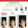 Picture of Clean Touch Ink Pad for Baby Handprints and Footprints - Inkless Infant Hand & Foot Stamp - Safe for Babies, Doesnt Touch Skin - Perfect Family Memory or Gift - Black Print Kit by Tiny Gifts