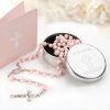 Picture of Baptism Gifts for Girl - My First Rosary with Silver-Plated Keepsake Box, Catholic Christening Gift Set, Pink Rosary for Kids, Baptism, First Communion & Baby Dedication Gifts for Girls from Godparent
