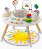Picture of Move2Play 4-in-1 Baby Activity Center | Montessori-Inspired Design | 8 Interactive Toys | Tummy Time, Exersaucer & Toddler Table | Shower Gift | Essential | Must Have for 3, 6, 12 Month Old (Sun)
