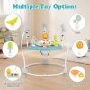 Picture of BABY JOY Baby Activity Center, Baby Jumpers and Bouncers with Music, 360 Rotating Seat, 3 Adjustable Heights, Montessori-Inspired Activity Center for Baby 7-15 Months (Baby Blue)