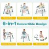 Picture of BABY JOY 6-in-1 Baby Activity Center, Baby Jumper & Interactive Play Table with 360 Rotating Seat, Detachable Toys & Music, Montessori-Inspired Design, Activity Center for Infant Toddlers 6-36 Months