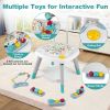 Picture of BABY JOY 6-in-1 Baby Activity Center, Baby Jumper & Interactive Play Table with 360 Rotating Seat, Detachable Toys & Music, Montessori-Inspired Design, Activity Center for Infant Toddlers 6-36 Months