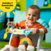 Picture of Bright Starts Learn-to-Sit Baby Floor Seat, 2-Positions Grow with Infant, Portable Baby Chair, Includes Sensory Toys, Unisex, 4-12 Months, Playful Paradise