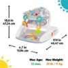 Picture of Bright Starts Learn-to-Sit Baby Floor Seat, 2-Positions Grow with Infant, Portable Baby Chair, Includes Sensory Toys, Unisex, 4-12 Months, Playful Paradise