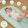 Picture of Lucakuins Baby Lounger, Bionic Design Baby Lounger for Newborn 0-24 Months, Soft Organic Cotton Breathable Lounger for Infants (Green Newborn Lounger)