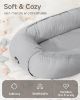 Picture of Baby Lounger, Adjustable Baby Lounger for Newborn 0-24 Months, Breathable & Soft Infant Lounger,Tummy Time Lounger for Home and Travel,Baby Girls & Boys Babies Stuff, Mother's Day Gift for Her, Grey
