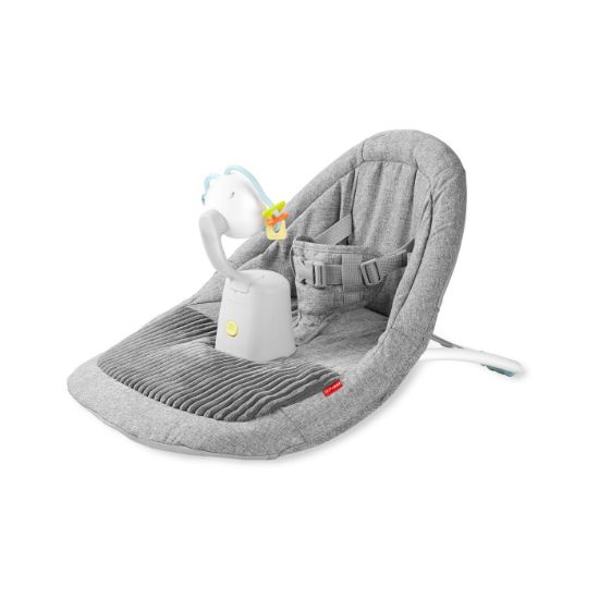 Picture of Skip Hop Baby Ergonomic Activity Floor Seat for Upright Sitting Lightweight and Travel-Friendly Silver Lining Cloud Grey Age 0+
