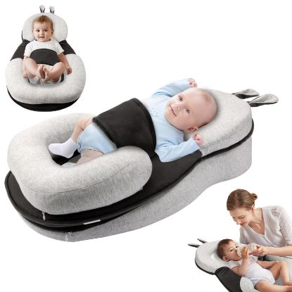 Picture of Joehea Baby Lounger,Dual-Function Removable Machine-Washable Pad, Lightweight & Portable