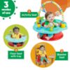 Picture of Bright Starts 3-in-1 SuperSeat Playful Paradise, Baby Activity Seat with Toys, Snacking Tray, Booster Seat, BPA Free Tray, Unisex, 6 Months +