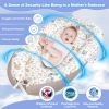 Picture of Baby Lounger, Portable Baby Lounger for Newborn 0-24 Months, Infant Nest for Travel, Floor Time, and Crib Use, Baby Essentials for Home (Hoot)