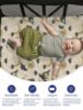 Picture of Graco Pack and Play Sheets - Fitted, Hypoallergenic Mini Crib Sheets - Boy - Zoo Safari & Sea Animals - 2 Pack