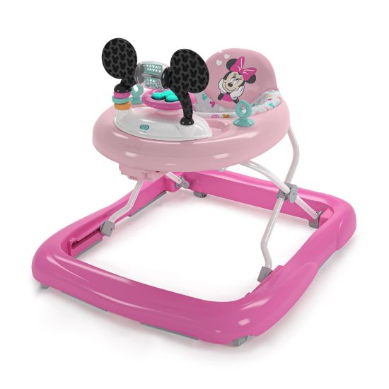 Picture of Bright Starts Disney Baby Minnie Mouse Forever Besties 2-in-1 Baby Activity Walker - Easy Fold Frame and Removable -Toy Station, 6 Months and up