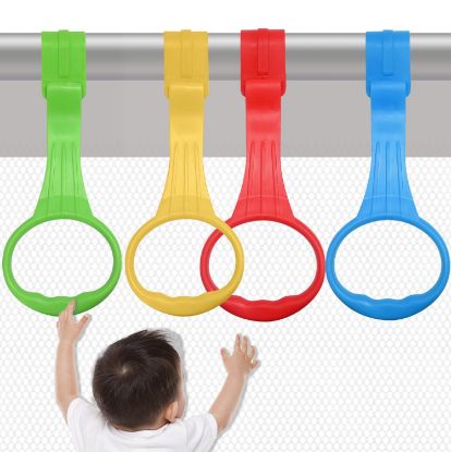 Picture of Baby Pull Up Ring Learn to Walk Stand Up Assist, Universal for Baby Playpen or Crib - 4 Colors