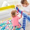 Picture of Baby Pull up Rings Playpen,Walking Exercises Assistant Stand Up Rings for Infant Toddler Baby Playpen 4 PCS