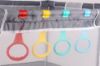 Picture of 5pcs Walk Assistant Plastic Baby Crib Pull Rings for Baby Baby Pull Up Rings Cot Hanging Rings for Infant Baby Toddler Practice Tool (5 Color)