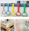 Picture of 5pcs Walk Assistant Plastic Baby Crib Pull Rings for Baby Baby Pull Up Rings Cot Hanging Rings for Infant Baby Toddler Practice Tool (5 Color)