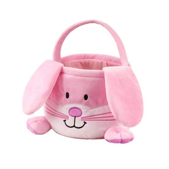 Picture of Wepop Bunny Easter Baskets, Cute Eggs Hunting Bags Buckets Gifts for Kids Girls Boys