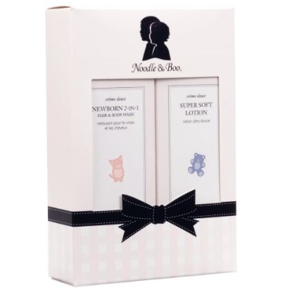 Picture of Noodle & Boo Bundle of Joy Newborn Baby Gift Set ; Newborn 2-in-1 Hair & Body Wash, Super Soft Baby Lotion