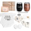 Picture of New Mom Gifts for Women, Top Pregnancy Gifts for New Parents Gender Reveal Gifts with Mom and Dad Tumbler Set for First Time Moms, Expecting Parents to Be, Gender Reveal, Baby Shower