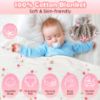 Picture of Totiro Newborn Baby Girl Gift, 9 Pcs Baby Gifts for Girls Newborn Essentials, New Baby Girl Gift Basket Baby Shower Gender Reveal Gifts, New Mom Gift Swaddle Blanket Bunny Rattle Gift Set